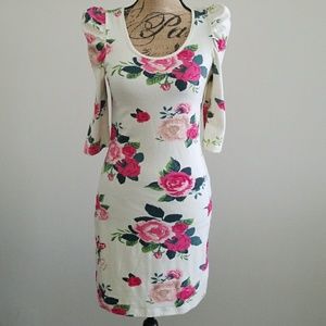 Bodycon Floral Dress